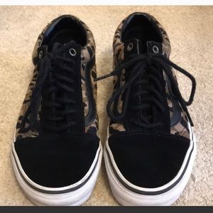 Leopard Old School Vans
